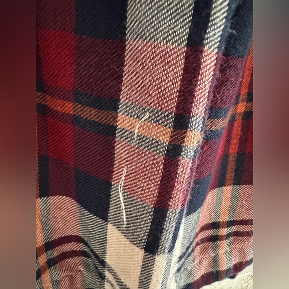 Anthropologie / Cloth & Stone / off the shoulder flannel top - Picture 6 of 6